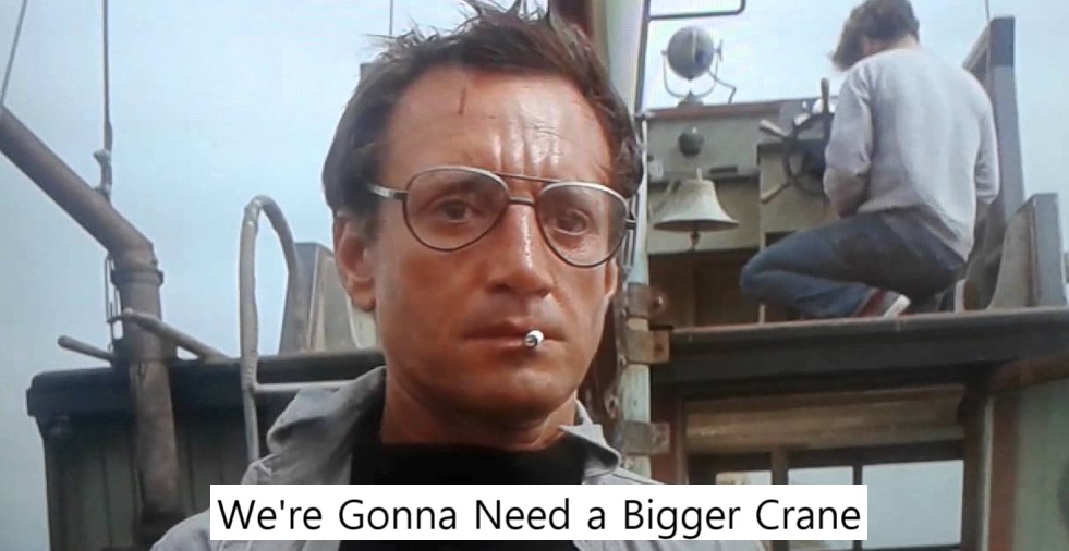 Read more about the article Chapter 72:  We’re Gonna Need a Bigger Crane